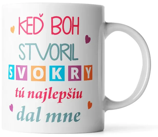 Sablio Hrnek Když Bůh stvořil tchyně tu nejlepší dal mně - 200 ml - espresso