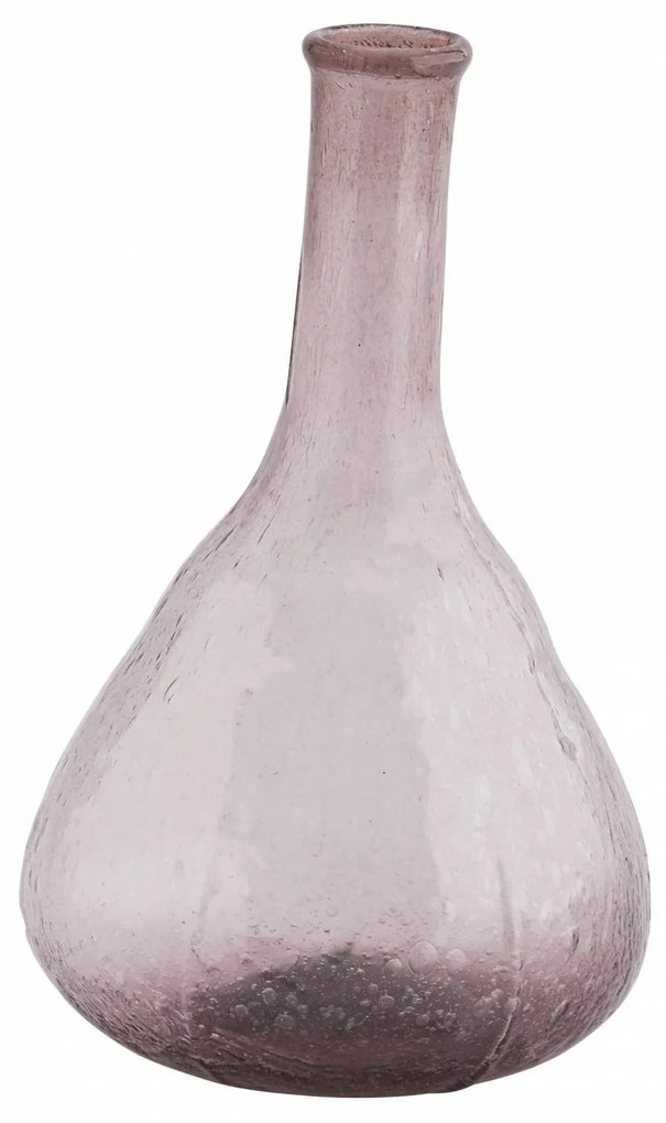 MADAM STOLTZ Sklenená váza Lilac Recycled Glass