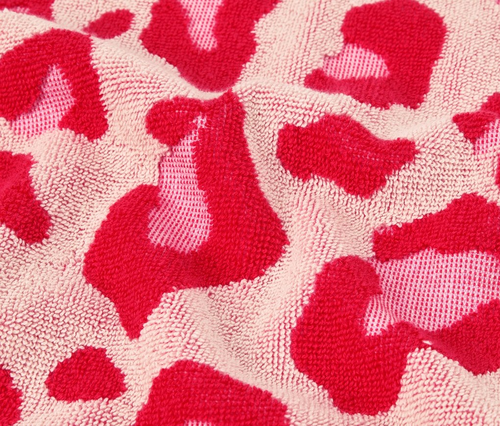 Prémiové uteráky, 2 ks, leopardia potlač