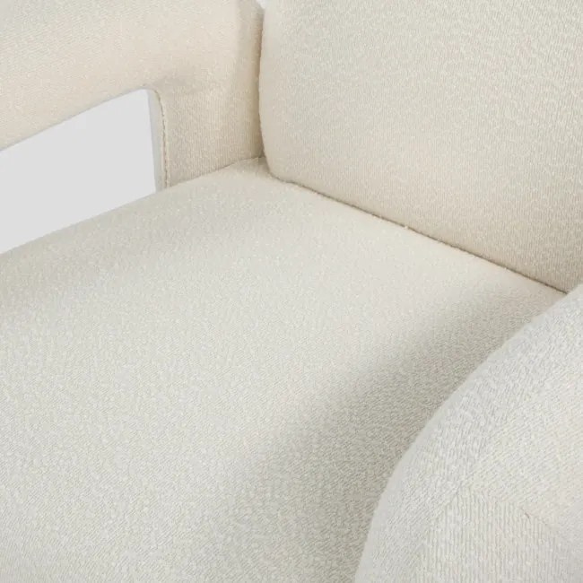 Kreslo SEDIA béžové TEDDY BOUCLÉ 741692