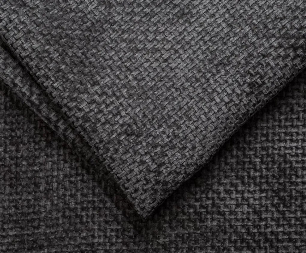 Rohová sedačka Salma, grafitová tkanina, univerzálna pravá/ľavá