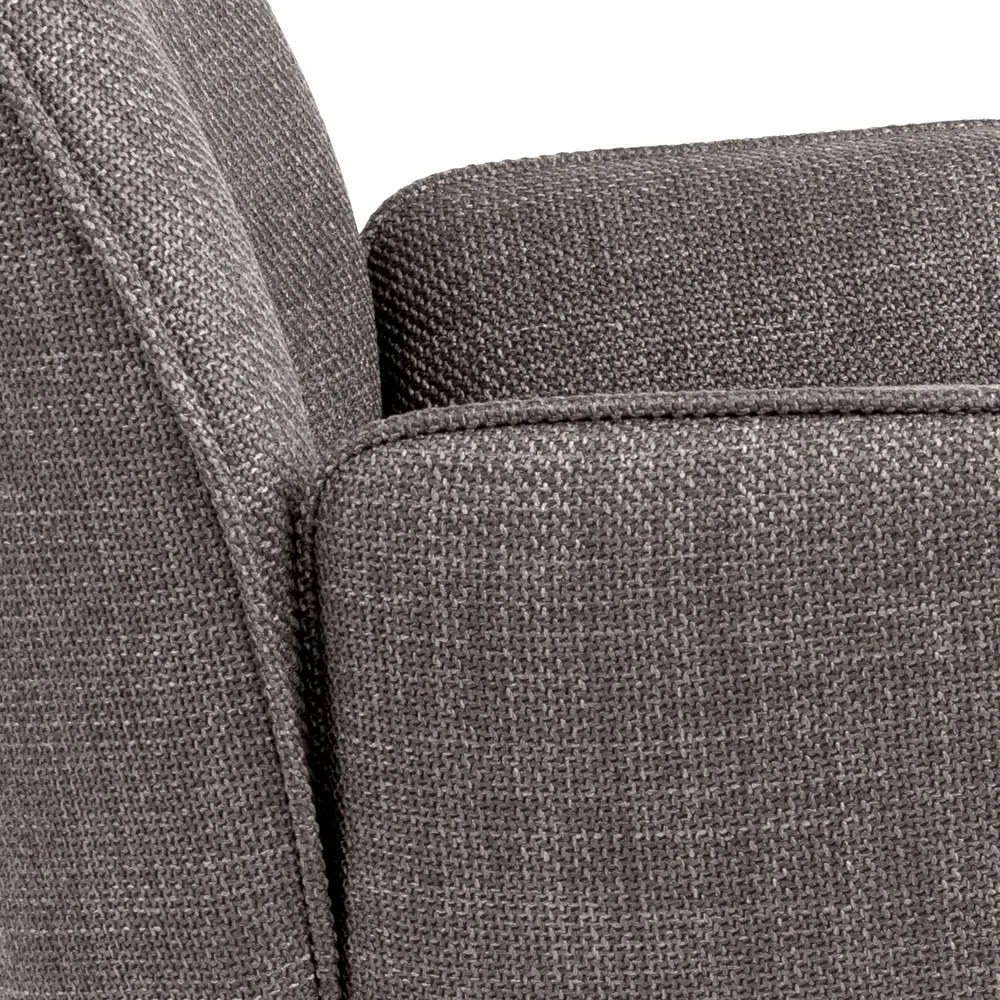 Otočné jídelní křeslo Glenda šedé