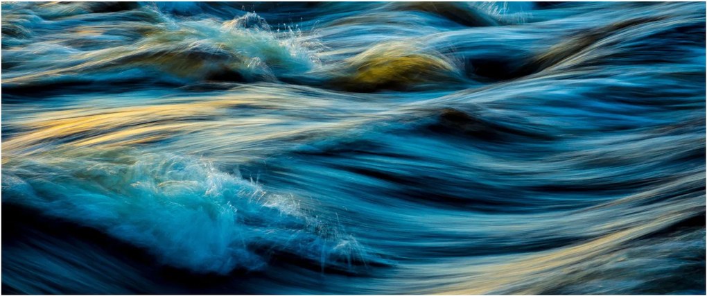 Obraz - Vlny (120x50 cm)