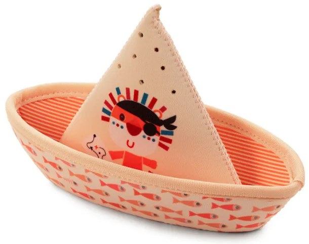 Lilliputiens - 3 plávajúce lodičky - džungľa - hračka do vody