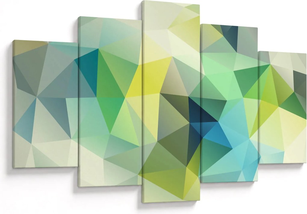 Obraz geometrické abstrakcie (150x105 cm)