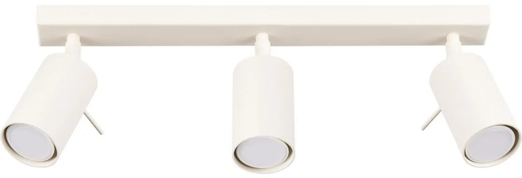 Sollux SL.1496 - Bodové svietidlo RING 3xGU10/10W/230V krémová