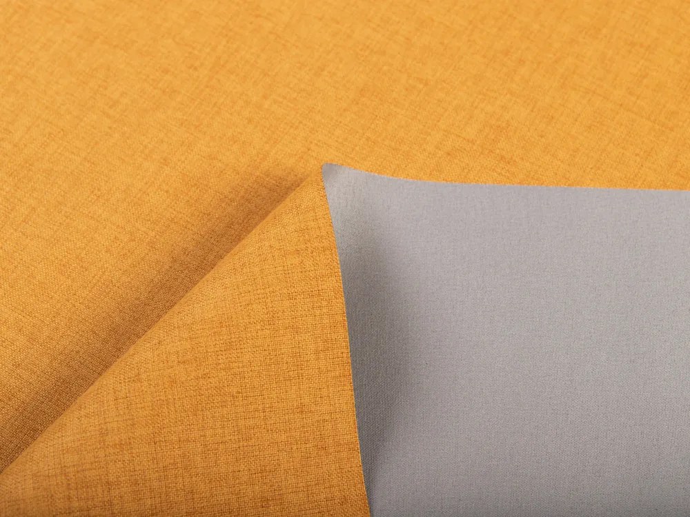 Biante 100% zatemňovací záves Blackout BKW-211 Horčicové žíhanie 130x140 cm