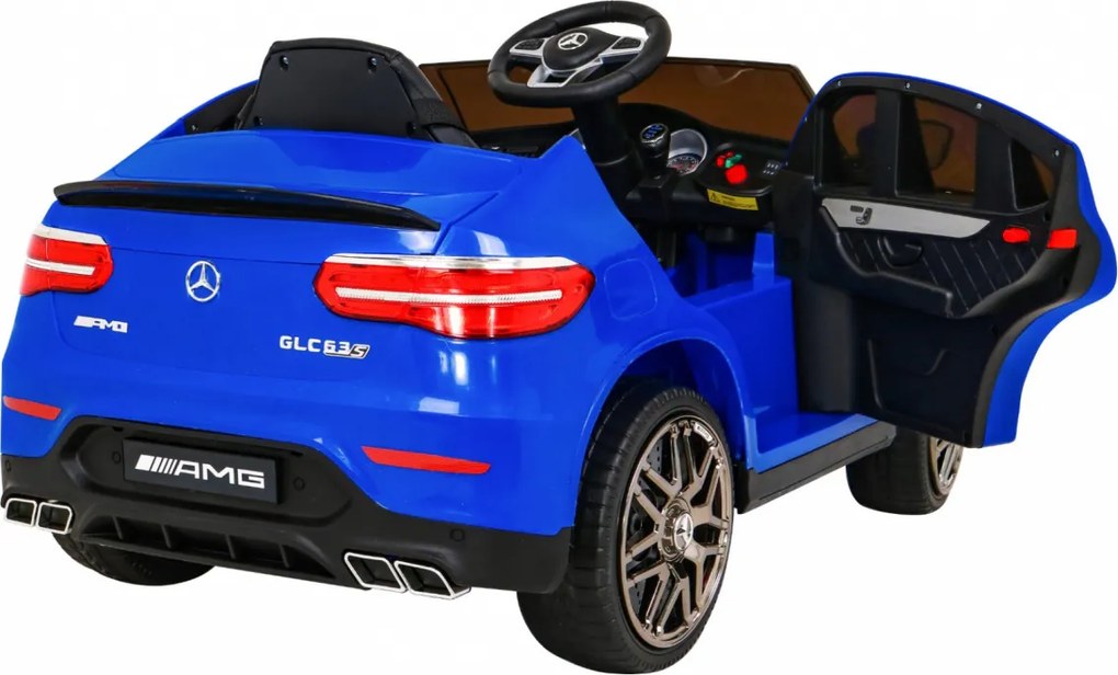 Ramiz Mercedes Benz GLC63S pre deti Modré SUV s diaľkovým ovládaním