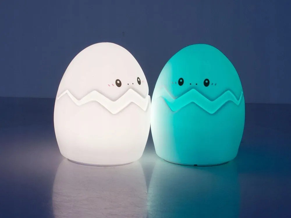 LED detské nočné svetlo GEPI 12,5 cm, biela