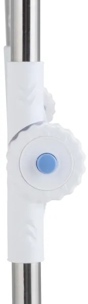 WENKO 3772020100 - Sušiak PROFI 65x150 cm nerez/strieborná/biela