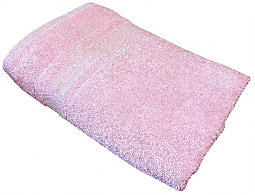 Froté osuška deluxe Monako ružový 70x140cm