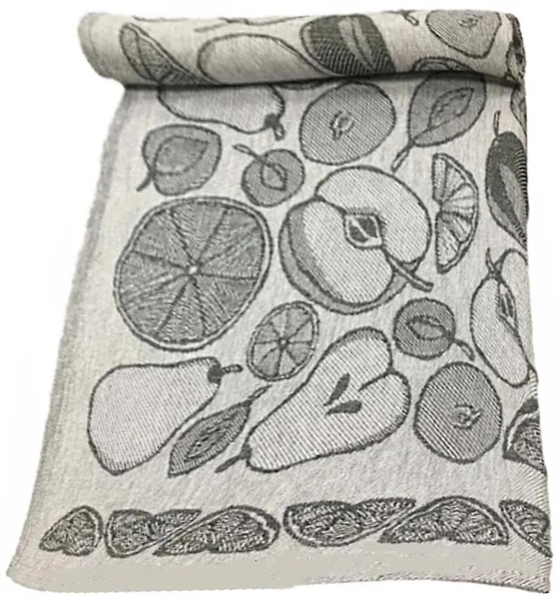 Utierka s motívom ovocia 50x60 cm čierna (200GSM)