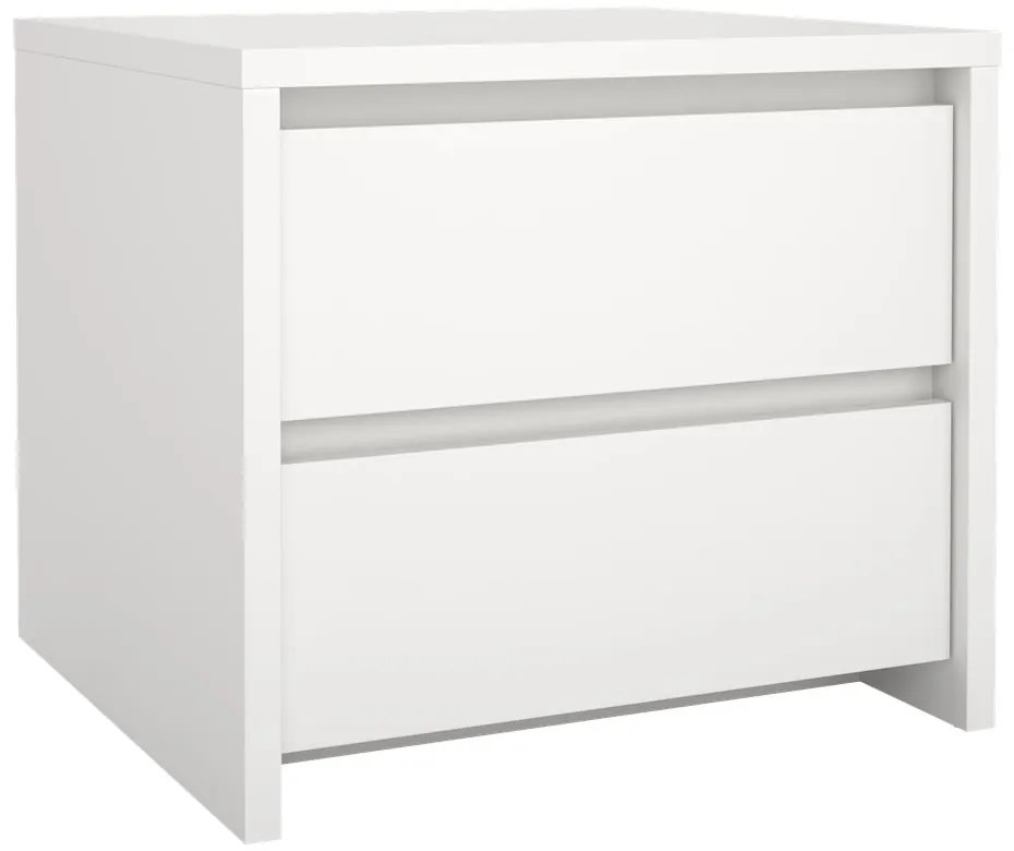 Biely nočný stolík Next – Tvilum