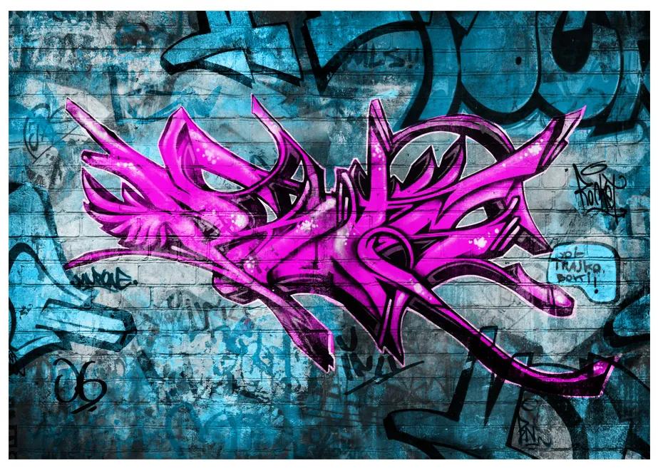 Artgeist Fototapeta - Anonymous graffiti Veľkosť: 100x70, Verzia: Premium