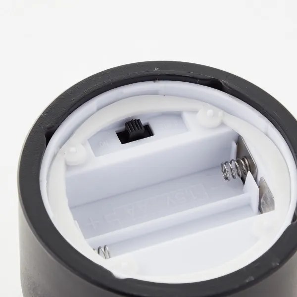 Brilliant - SADA 3x LED sviečok BOUGIE LED/2xAA IP44 čierna/dymová