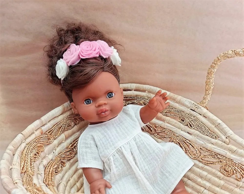 Prútený nosič pre bábiky - košík