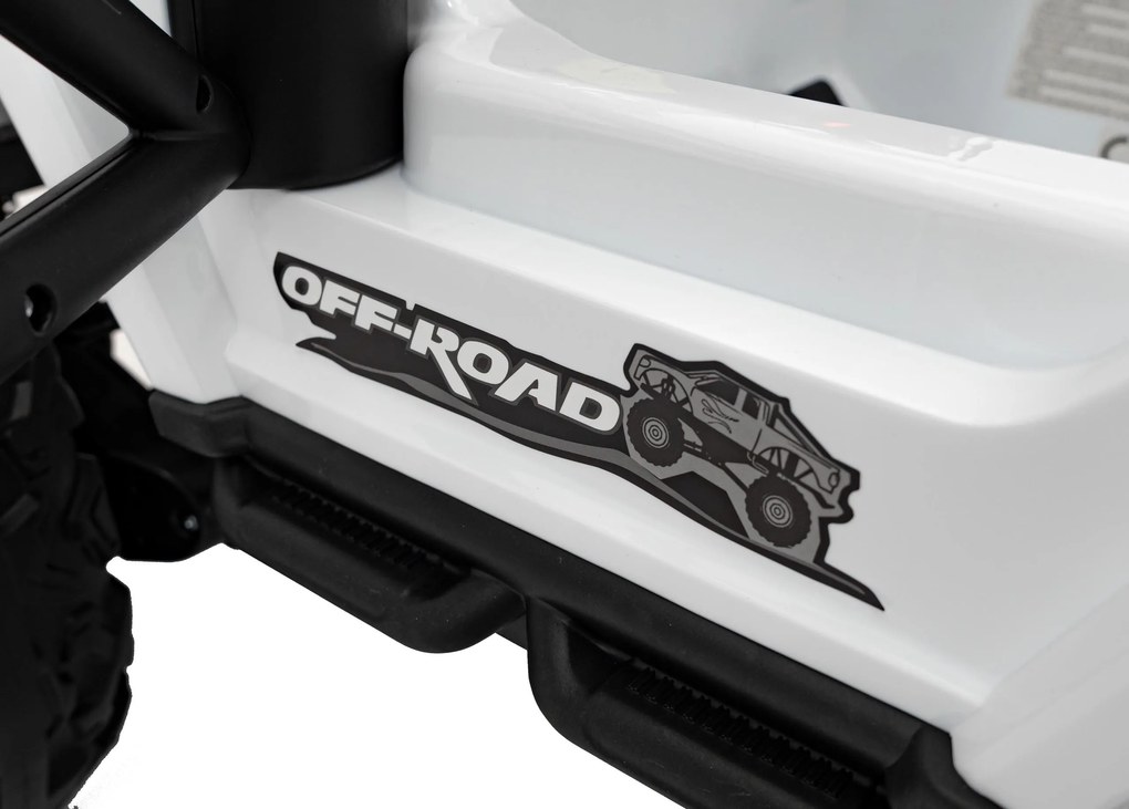 RAMIZ Elektrická autíčko OFF ROAD Speed - biele - 4x35W- BATÉRIA - 2x12V7Ah - 2024