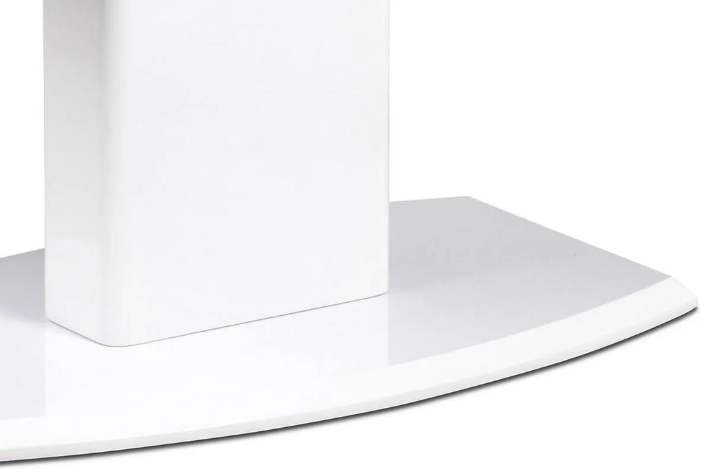 Jedálenský stôl rozkladací Daniel, 180 cm, biela