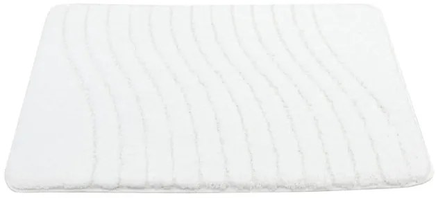 Kúpeľňový koberček Sara biely, vlny