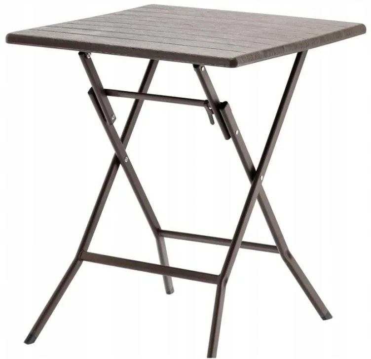 Skladací cateringový stôl PEGGY 61,5 cm hnedý
