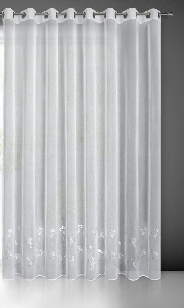 ZÁCLONA ARLES 300X250 CM BIELA