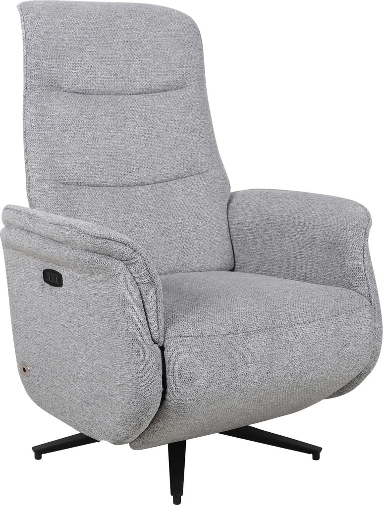 XXXLutz RELAXAČNÉ KRESLO, kov, textil, sivá Cantus - Kreslá - 002674004501