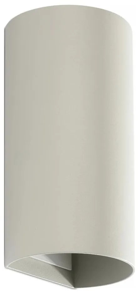 FARO 40540 - Nástenné svietidlo SOLE 2xGU10/8W/230V šedá zaokrúhlený