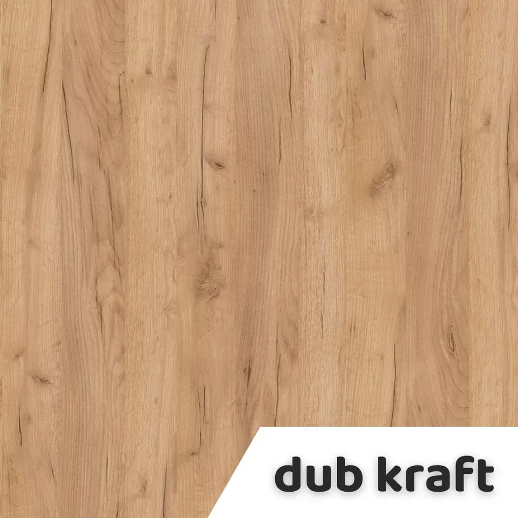 Výškovo nastaviteľný stôl OfficeTech C, 140 x 80 cm, čierna podnož, dub kraft