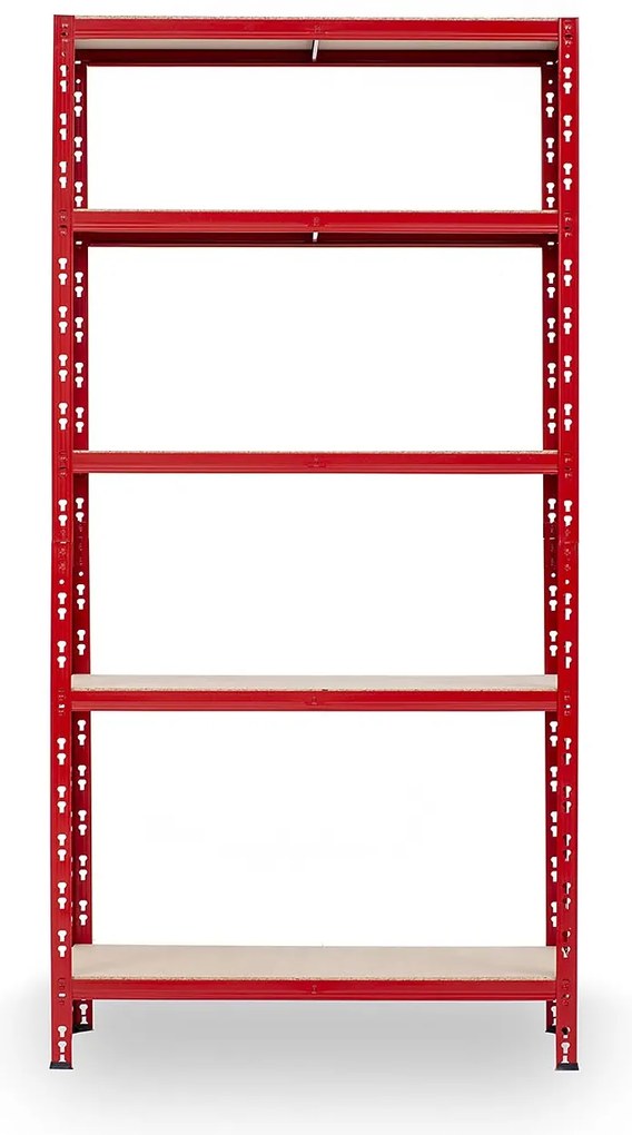 Trestles SUPER HIT - Policový regál 1800x900x400 červený