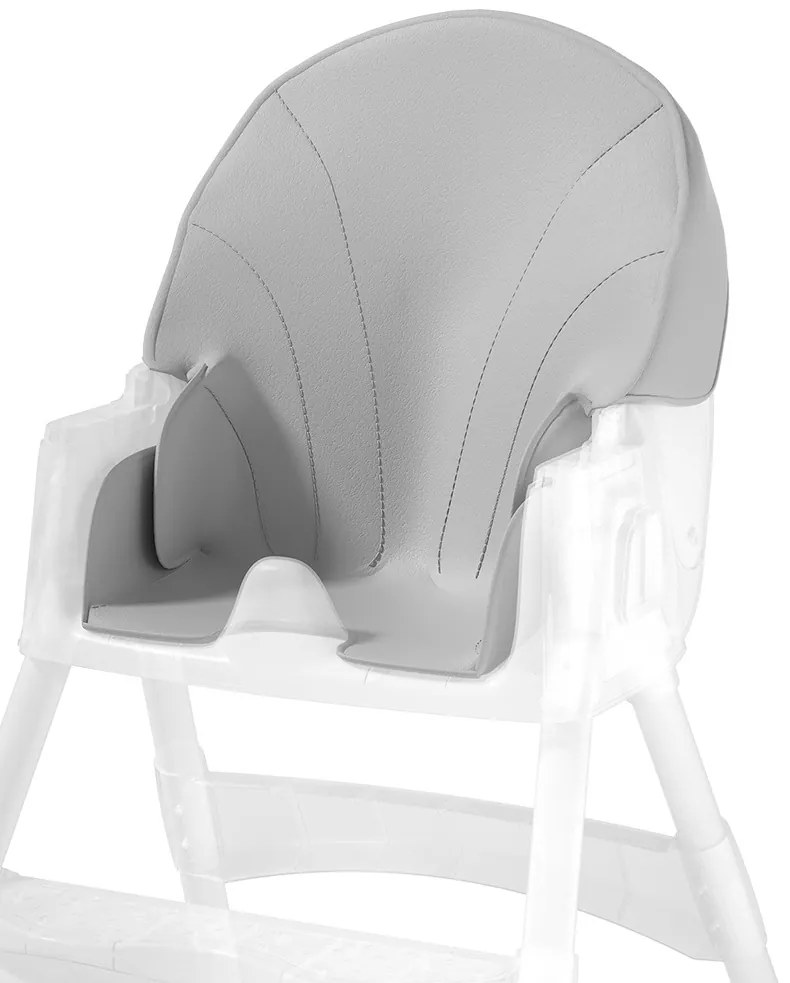 Stolička na kŕmenie KDK03 4v1 sivá + košík a kolieska ZDARMA