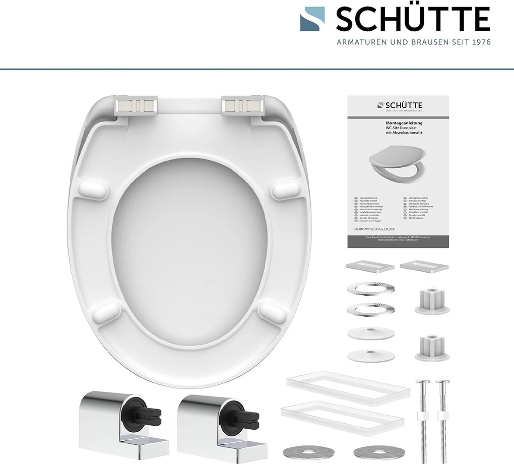 Eisl Sanitär WC sedadlo Duroplast Soft Close Ginko and Wood 82154