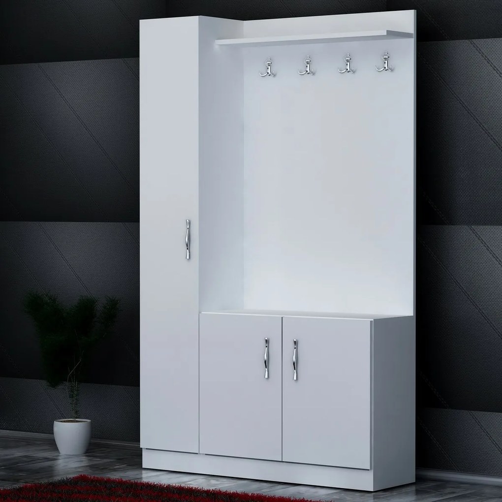 Predsieňová zostava Naturel White