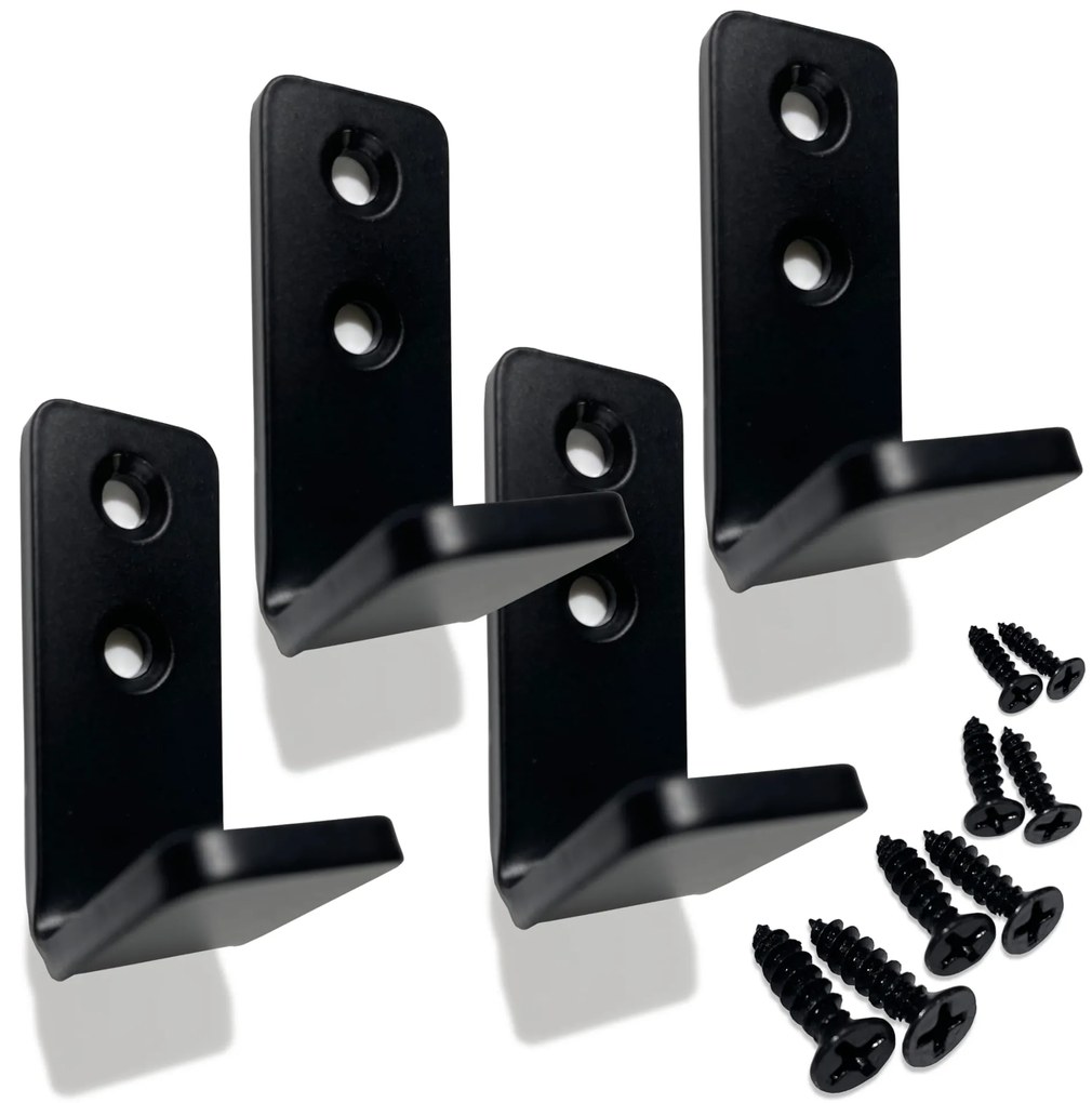 Dekorstudio Sada 4 kovových háčikov