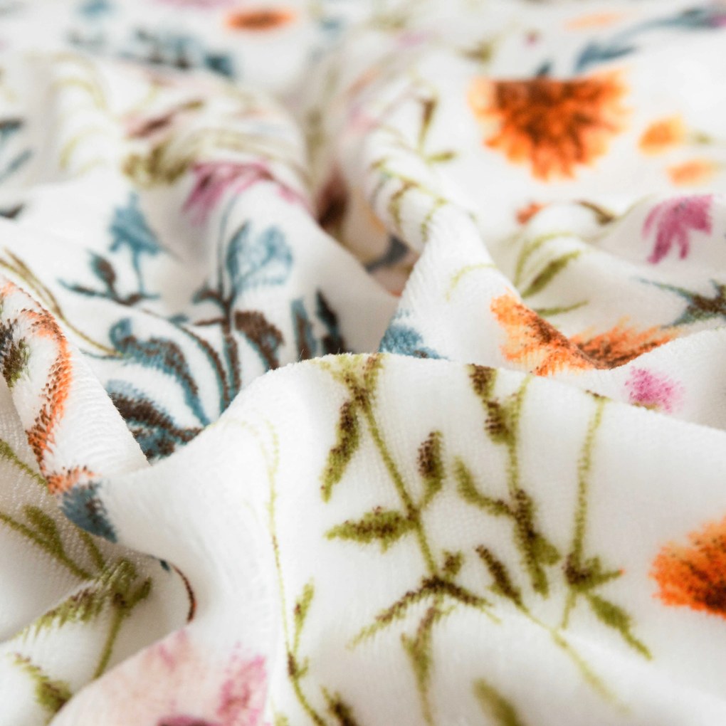 Obliečky mikroplyš HERBALIS krémové Rozmer obliečky: 70 x 90 cm | 140 x 200 cm