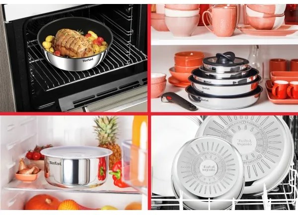 Tefal - 5-dielna sada riadu INGENIO COOK nerez