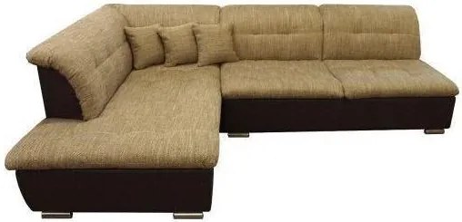 Taburet Faro 87x87, hnedá / tm. šedá (tiguan 106 / berlin 24)