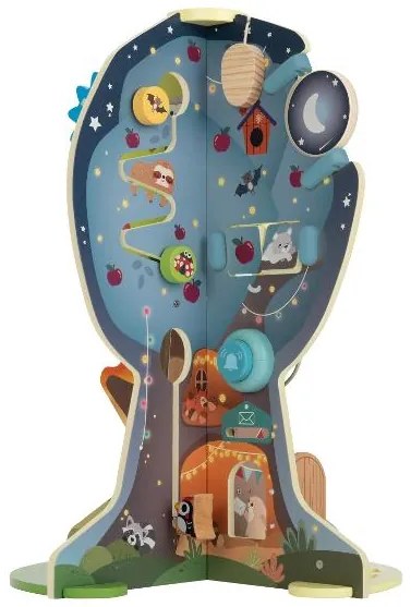lupilu® Drevená hračka na rozvoj motoriky (strom na rozvoj motoriky) (100395261)