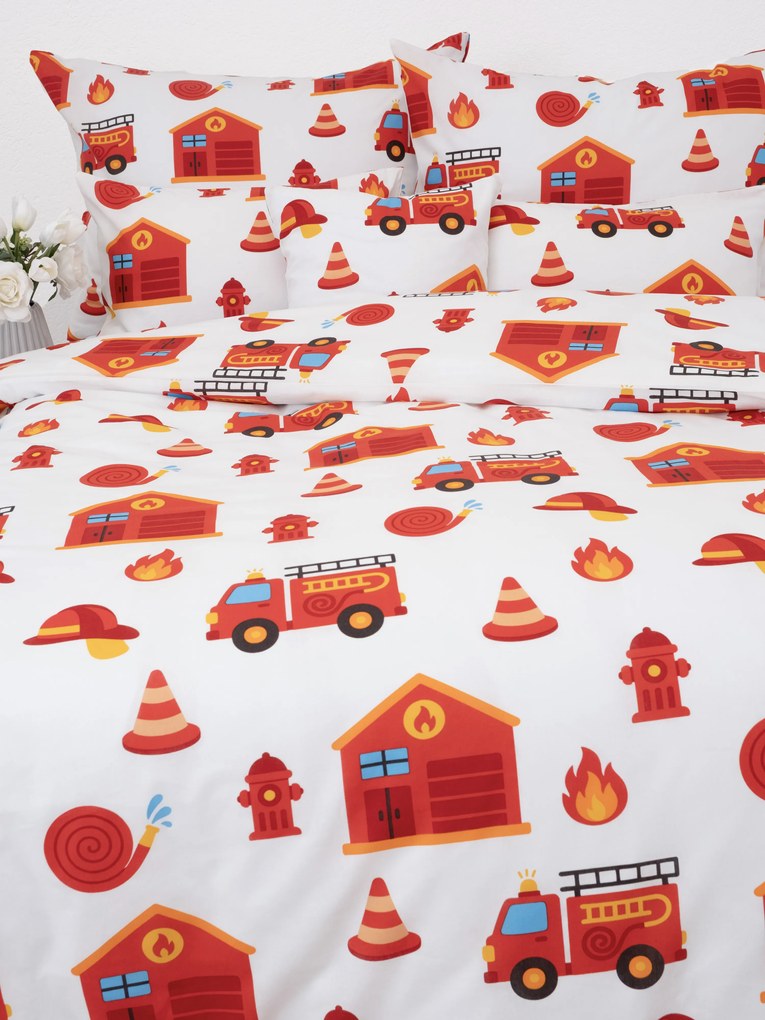 Bavlnené obliečky Renforcé - Hasiči