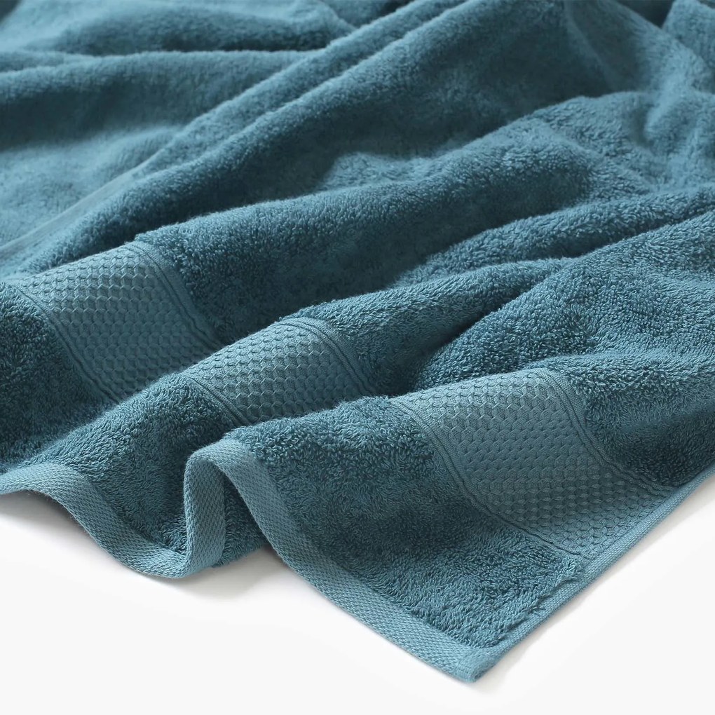 Goldea bambusový uterák/osuška soft lux - petrolejový 70 x 140 cm