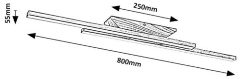 Rabalux 71084 - LED stropné svietidlo TAMUR LED/21W/230V 4000K
