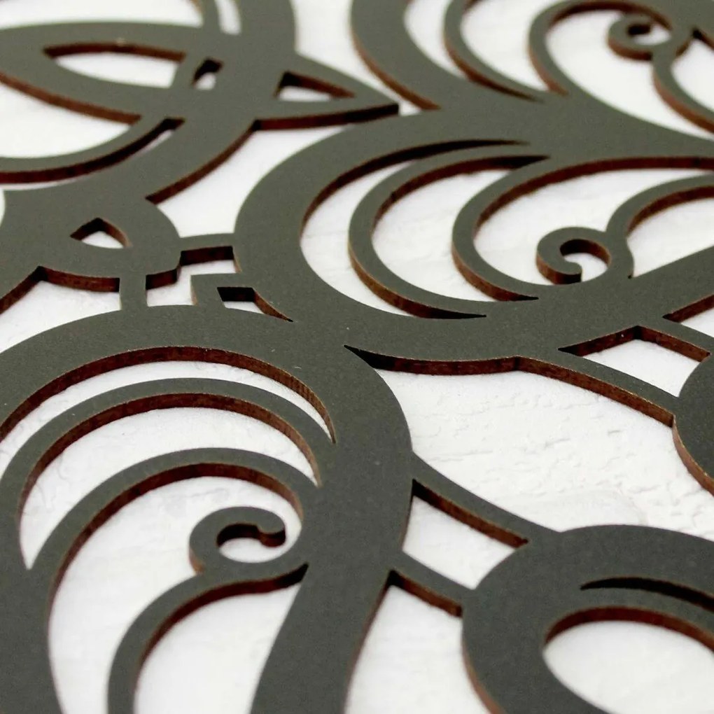 DUBLEZ | Geometrická mandala na stenu z dreva