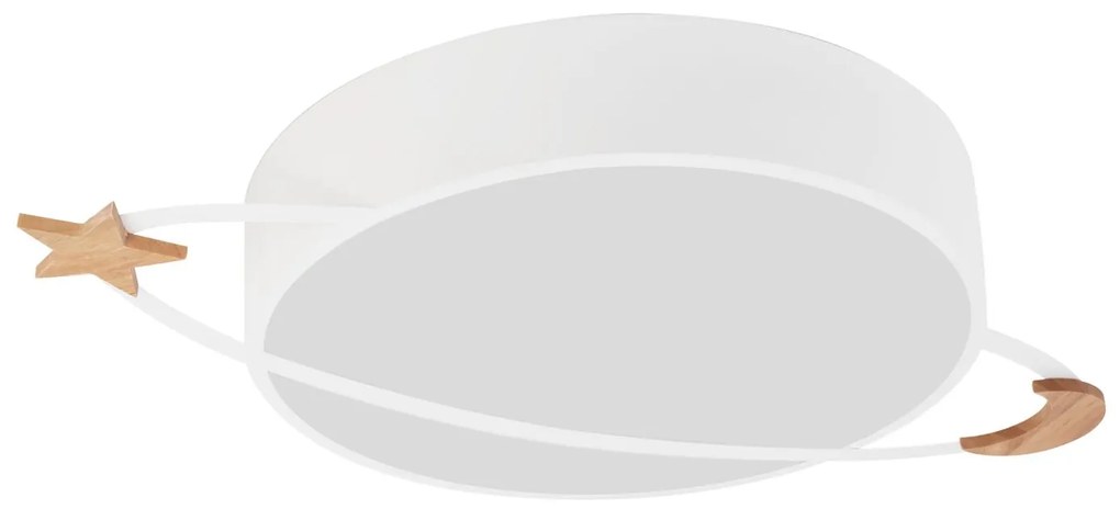 Toolight - Stropná lampa Moon White E27 60W APP865-C, biela, OSW-06886