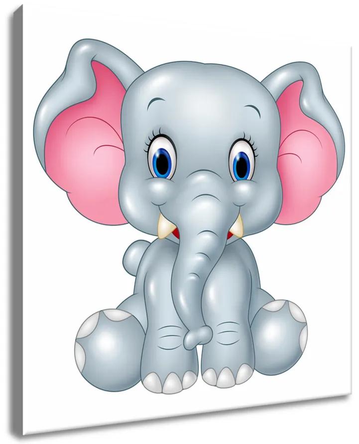 Gario Obraz na plátne Veselý sloník Rozmery: 30 x 30 cm