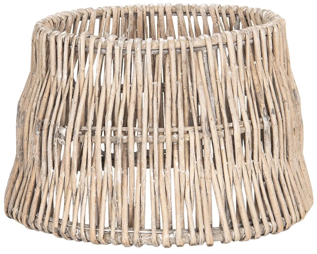 Ratanové tienidlo na lampu - Ø 25 * 16 cm / E27