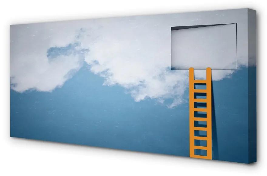 Obraz na plátne rebrík neba 100x50 cm