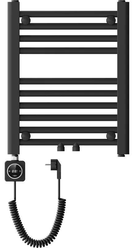 Mexen Mars, elektrické vykurovacie teleso 500 x 400 mm, 300 W, čierna, W110-0500-400-6300-70