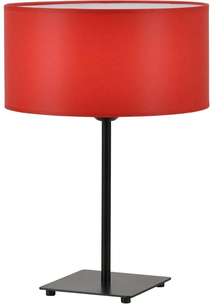 Stolná lampa Indigo, 1x textilné tienidlo (výber z 8 farieb), (výber zo 4 farieb konštrukcie), n
