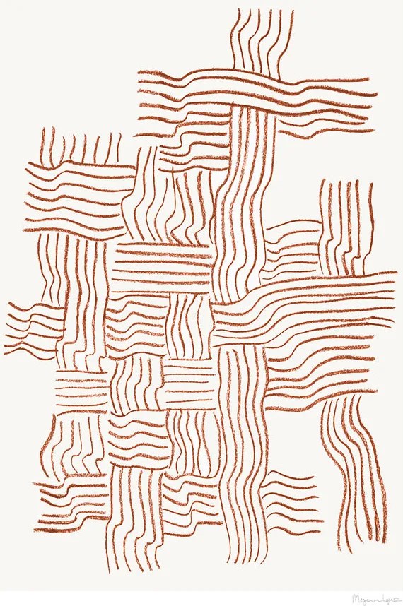 The Poster Club Plagát Woven by Berit Mogensen Lopez 70x100 cm
