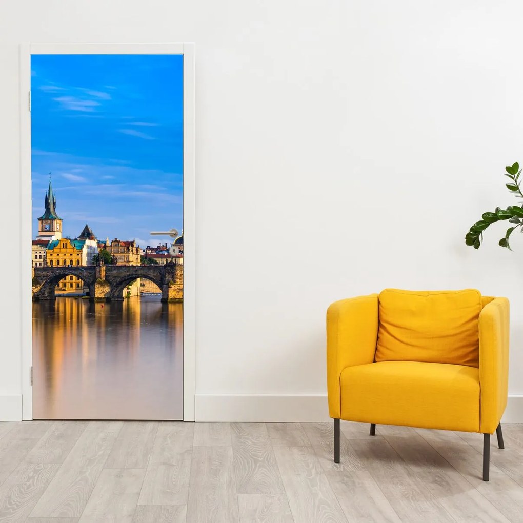Fototapeta na dvere - Karlov most (95x205cm)