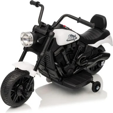 Elektrická motorka STAR biela